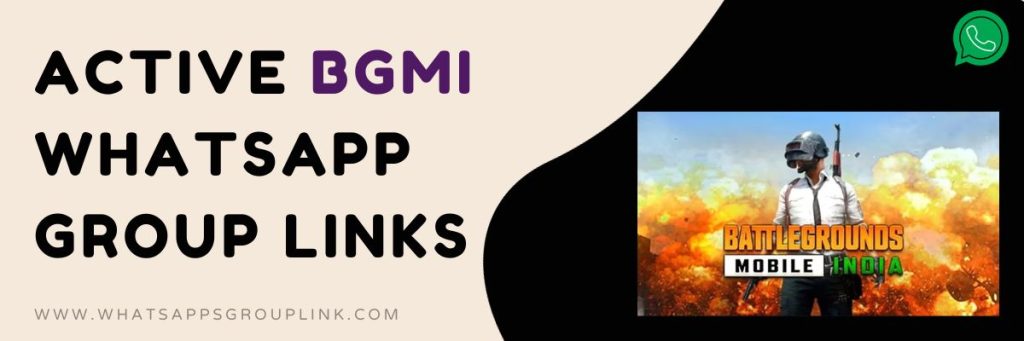 Active BGMI WhatsApp Group Links