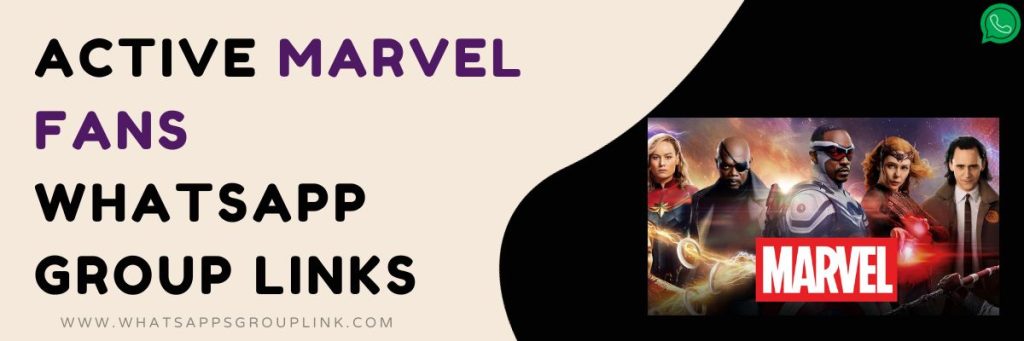 Active Marvel Fans WhatsApp Group Links